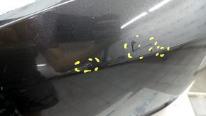 Бампер передний голый Toyota Camry v40 07-09 графит 1G3, царапины, не заводское отверствие, вмятины, трещина