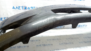 Бампер передний голый Toyota Camry v40 07-09 графит 1G3, царапины, не заводское отверствие, вмятины, трещина