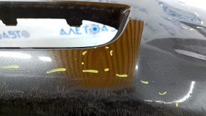 Бампер передний голый Toyota Camry v40 07-09 графит 1G3, царапины, не заводское отверствие, вмятины, трещина