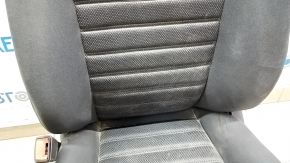 Водительское сидение Ford Fusion mk5 17-20 без airbag, электро, ткань черная, контакт с водой, под химчистку