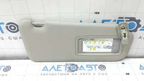 Козирок правий Mazda CX-9 16-17 сірий, пластик, без гачка, з підсвічуванням
