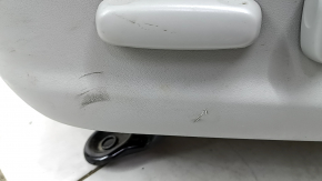 Водительское сидение Toyota Camry v40 07-08 с airbag, кожа серое, электро, подогрев, без подголовника, потрескано, под химчистку, примято, побелел пластик, царапины