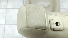 Пассажирское сидение Mazda CX-9 16-17 без airbag, электрическое, подогрев, кожа бежевая перфорация, без подголовника, примято, под химчистку