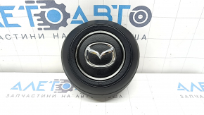Подушка безопасности airbag в руль водительская Mazda CX-9 16-23 царапины, полез хром