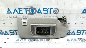 Козирок правий Ford Edge 15-24 сірий, з підсвічуванням, без гачка
