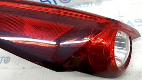 Фонарь внешний крыло левый Mazda CX-9 16-23 без проводки, нет фрагмента, сломаны крепления, пробит корпус, царапины