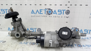 Рейка рулевая ЭУР Mitsubishi Outlander 22-26 без тяг, ржавый вал