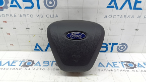Подушка безопасности airbag в руль водительская Ford Edge 19-24 черная, дефект хрома