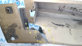 Порог правый Toyota Prius 30 10-15 золото надлом, замят, оторвано нижнее крепление, сломано крепление, затерт