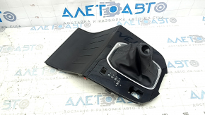 Накладка шифтера Mazda CX-9 16-23 чорна, глянець, подряпини