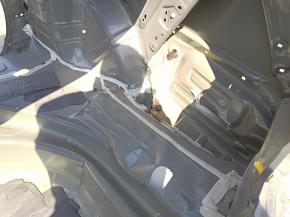 Четверть крыло задняя правая Toyota Camry v40 графит, на кузове, примята, тычки, ржавая