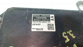 Блок ECU компьютер двигателя Toyota Camry v40 3.5 с кронштейнами, ржавые