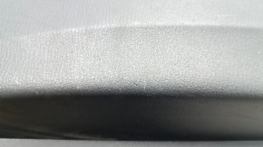 Обшивка двери карточка задняя правая Mazda CX-9 16-19 под шторку, кожа черная с бежевой вставкой кожа, подлокотник кожа, серый молдинг, с ручкой, BOSE, царапины
