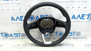Кермо голе Audi Q5 80A 21-23 шкіра, чорний, з підігрівом, без кнопок і пелюсток, подряпини, вм'ятини