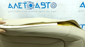 Спинка пассажирского сиденья Audi Q5 80A 21-25 кожа, бежевая, подогрев, стрельнувшая, вмятины, под чистку