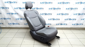 Пассажирское сидение Toyota Sienna 21-22 с airbag, с подголовником, электрическое, подогрев, кожа серая, XLE, XSE