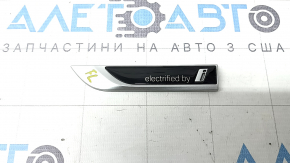 Емблема напис "Electrified by i" крила передня ліва BMW 3 G20 21-26 plug-in