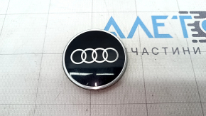 Центральний ковпачок на диск Audi E-Tron 19-23 чорний глянець, 62мм