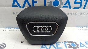 Подушка безпеки airbag в кермо водійська Audi E-Tron 19-23 чорна