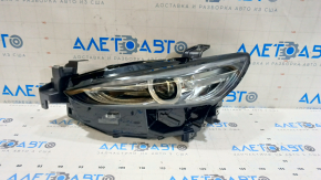 Фара передня ліва Mazda 6 18-21 LED без AFS, білий поворотник