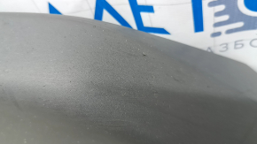 Губа переднего бампера Nissan Rogue 21-23 серая, потерта, царапины, примята