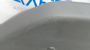 Губа переднего бампера Nissan Rogue 21-23 серая, потерта, царапины, примята