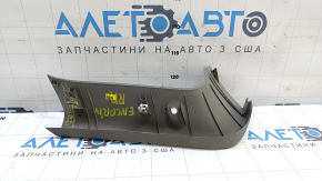 Обшивка дверей багажника права Buick Encore 13-16 сіра, зламане кріплення, тичка