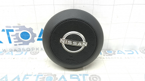 Подушка безпеки airbag в кермо водійська Nissan Rogue 21-22 чорна, тип 2, подряпини