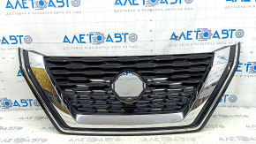 Решітка радіатора grill Nissan Rogue 21-23 без камери, подряпини