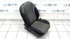Пасажирське сидіння Nissan Rogue 21-22 без airbag, механічне, тканина чорно-сіра US built, під хімчистку