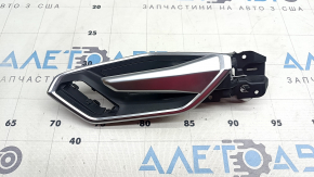 Ручка дверей внутрішня передня права Audi E-Tron 19-23 хром, тріщини