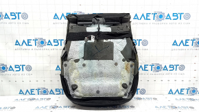 Обшивка подушки пассажиского сиденья Ford Escape MK4 20-22 кожа, бежевая с черным, перфорация, подогрев
