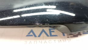 Губа переднего бампера правая Audi E-Tron 19-23 Quattro, песок, царапины