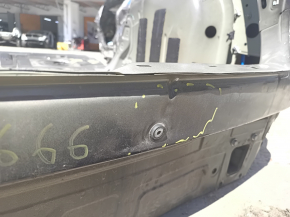 Задняя панель VW Tiguan 09-18 2 части, на кузове, черная, вмятина