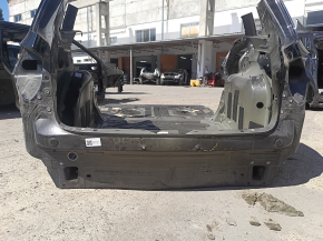 Задня панель VW Tiguan 09-18 2 частини, на кузові, чорна, вм'ятина