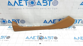 Накладка центральной консоли боковая верхняя правая BMW X5 G05 19-22 кожа коричневая COGNAC, царапины