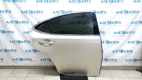 Дверь в сборе задняя правая Lexus ES300h ES350 13-18 hybrid, keyless, золотой 4U7, надломана фишка