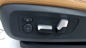Водительское сидение BMW X5 G05 19-22 с airbag, электрическое, подогрев, память, Sport, кожа коричневая COGNAC, под химчистку, потерто