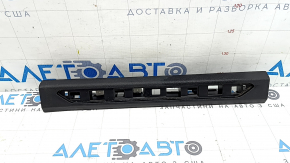 Накладка порога передня права BMW X5 G05 19-26 чорна