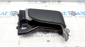 Шифтер КПП з ручкою Audi E-Tron 19-23 шкіра чорна, подряпини на шкірі