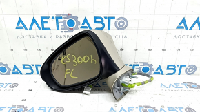Зеркало боковое левое в сборе Lexus ES300h ES350 13-15 14 пинов, BSM, поворотник, золотое