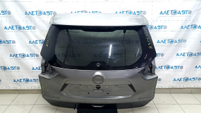 Двері багажника голі зі склом Nissan Rogue 14-20 тонування, графіт KAD, обрізана проводка, вигоріла