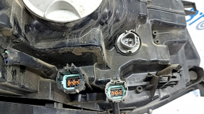 Фара передняя левая Nissan Rogue 17-20 галоген, под полировку, обрезана фишка, надломано крепление