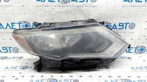 Фара передня права Nissan Rogue 17-20 галоген, під полірування, обрізана фішка