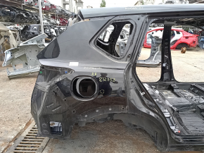 Чверть крило ззаду права Nissan Rogue 21-26 на кузові, чорна, тички
