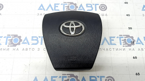 Подушка безпеки airbag в кермо водійська Toyota Prius V 12-17 чорна, подряпини, іржавий піропатрон