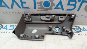 Накладка передней панели под кнопку ECON левая Honda CRV 12-16 серая, без вставки