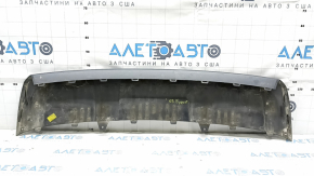 Накладка губы переднего бампера Audi Q3 8U 16-17 под цельный бампер