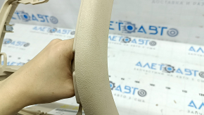 Накладка центральной консоли задняя BMW X3 G01 18-21 бежевая, царапины, надлом направляющей