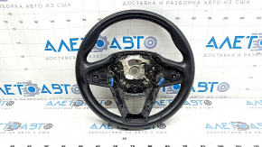 Руль голый BMW X3 G01 18-24 кожа, черный, без подогрева, под лепестки, потерт, царапины